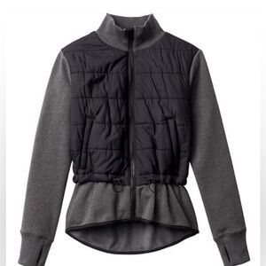 Athleta Size S Fjord Hybrid PrimaLoft® Jacket - Black & Gray